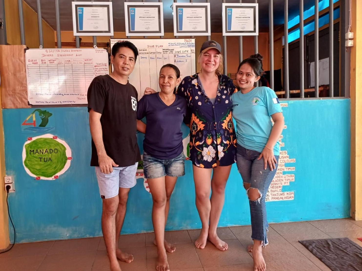 4 Sisters Divers บูนาแกน ภายนอก รูปภาพ